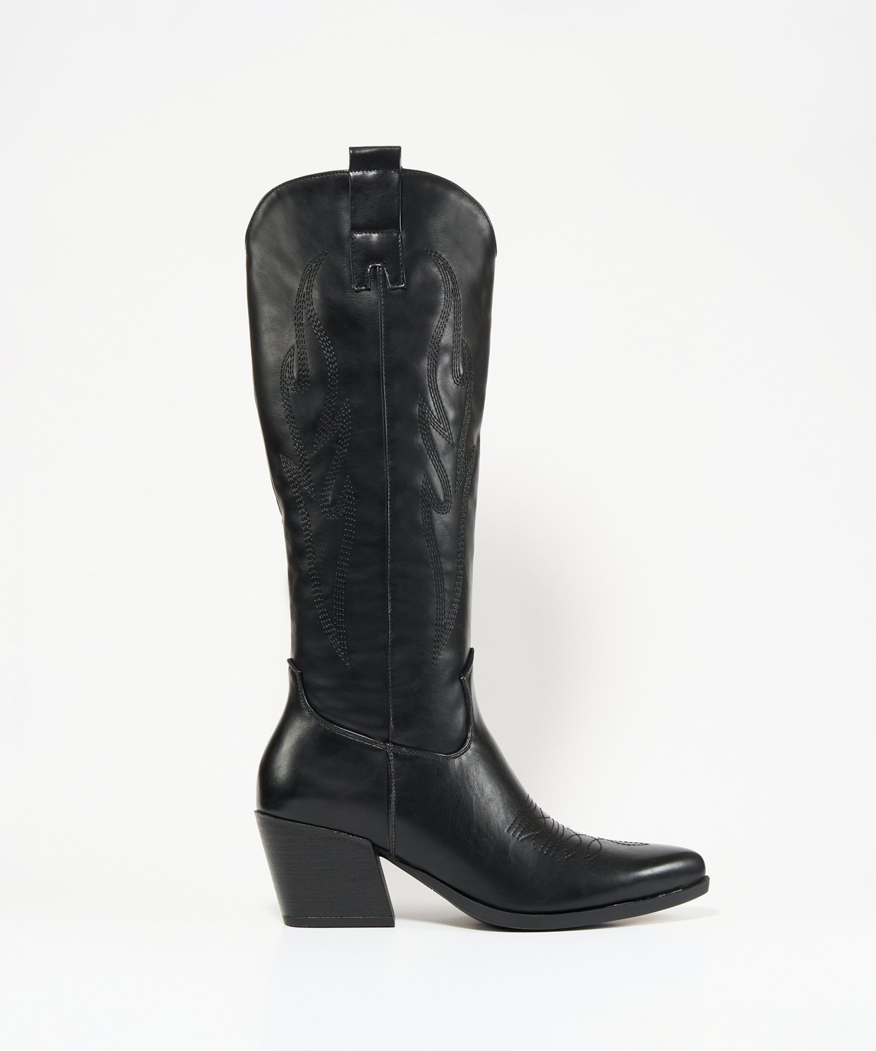 Botas cowboy tac&oacute;n bordado image number null